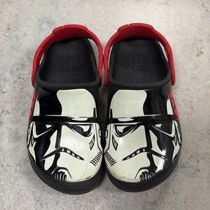 Star Wars Storm Trooper Crocs Glow in the Dark Size 1